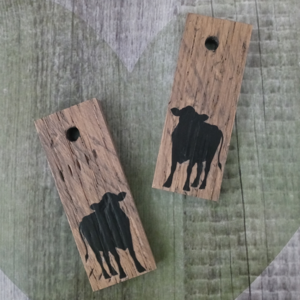 Handmade Wood Earrings